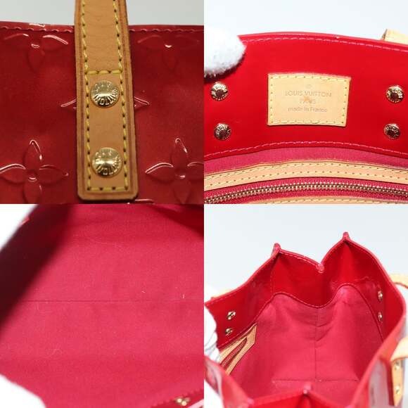 LOUIS VUITTON Monogram Vernis Reade PM Hand Bag Pomme D'amour M91990 - Picture 11 of 12